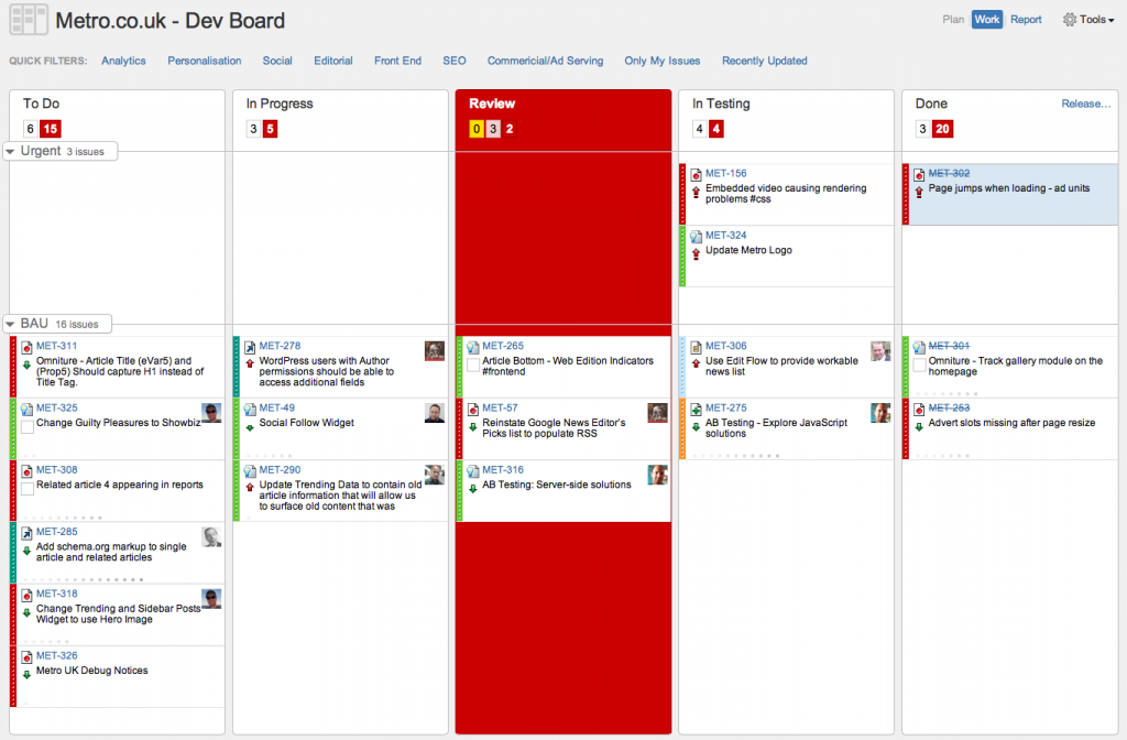 Metro Greenhopper Development Board