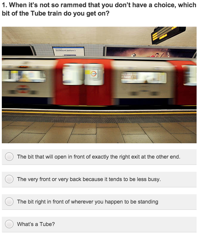 Quizicle: How much of a Londoner are you.